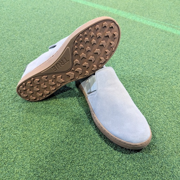 TRUE X LINKSOUL SLIP-ON MENS GOLF SNEAKER/ LIGHT GRAY